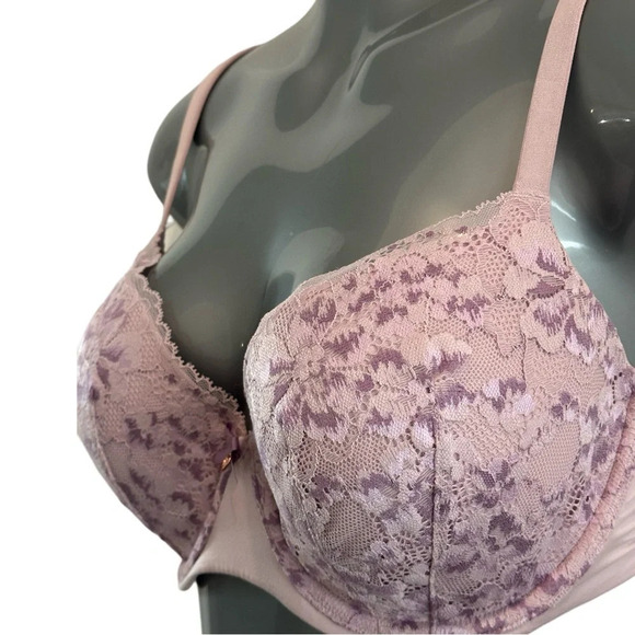 BODY BY VICTORIA Lightly-Lined Smooth & Lace Detail Bra Bundle Size 34DD - Picture 4 of 12